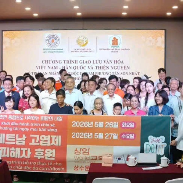 HOAVAVA, 호찌민시에서 고엽제 피해자 지원 및 한·베 문화교류 행사 개최
